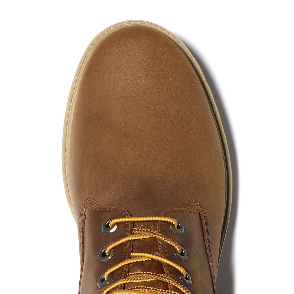 Timberland 6-Inch Μποτακια Ανδρικα Καφε - Heritage Ek+ Waterproof - Greece 0286719-IX